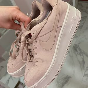 Nike Air Force sage XX low platform sneakers